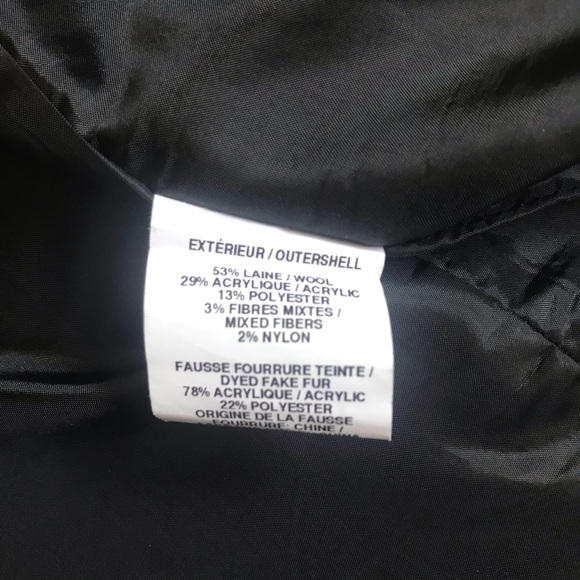 Soia & Kyo Faux Fur Collar Wool Blend Coat - Picture 8 of 8